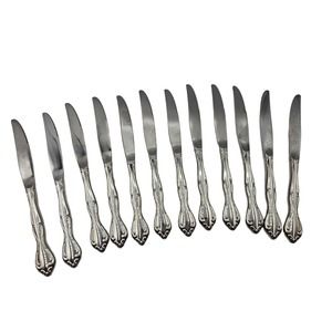Oneida Silver Cantata Butter‎ Knives Set of 12 Stainless